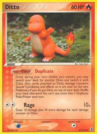 Ditto - 037/113 (Charmander) — Delta Species