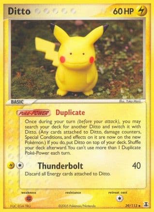 Ditto - 039/113 (Pikachu) — Delta Species