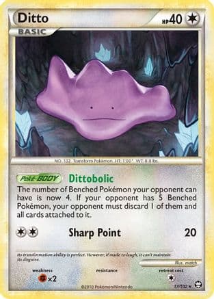 Ditto — Triumphant Pokémon TCG card by MPC Film