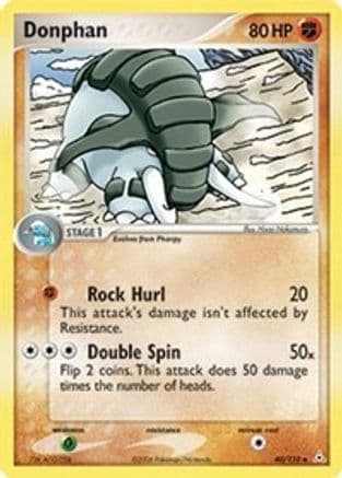 Donphan — Holon Phantoms Pokémon TCG card by Midori Harada