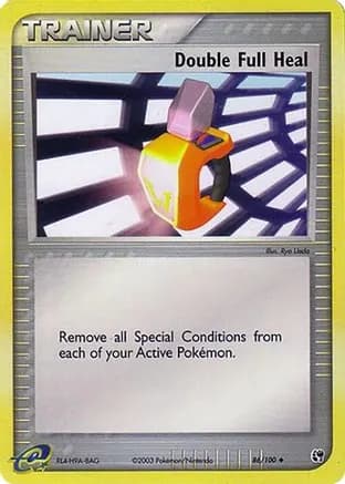 Double Full Heal — EX Sandstorm Pokémon TCG card by Ryo Ueda