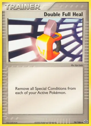 Double Full Heal — EX Emerald Pokémon TCG card by Ryo Ueda