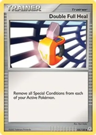 Double Full Heal — Diamond and Pearl Pokémon TCG card by Ryo Ueda