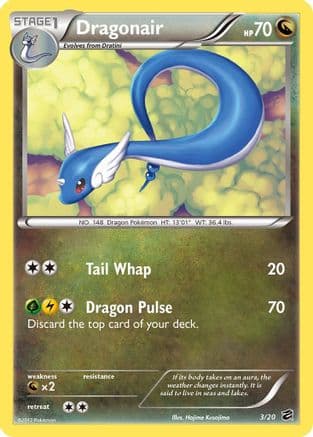 Dragonair (3) — Dragon Vault Pokémon TCG card by Hajime Kusajima