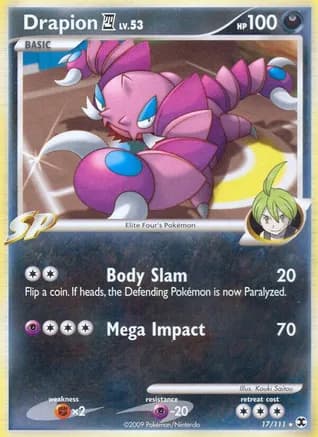Drapion E4 — Rising Rivals Pokémon TCG card by Kouki Saitou