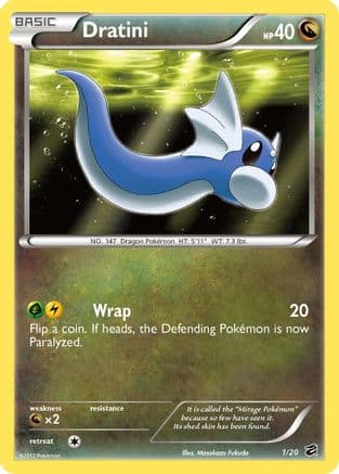 Dratini (1) — Dragon Vault Pokémon TCG card by Masakazu Fukuda