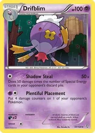 Drifblim — Dragons Exalted Pokémon TCG card by Kanako Eo