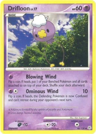 Drifloon — Diamond and Pearl Pokémon TCG card by kodama