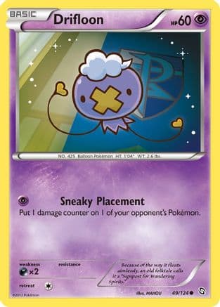 Drifloon (49) — Dragons Exalted Pokémon TCG card by MAHOU
