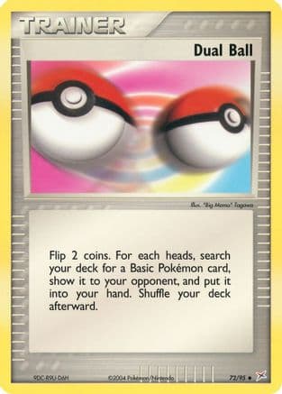 Dual Ball — EX Team Magma vs Team Aqua Pokémon TCG card by Takashi Yamaguchi