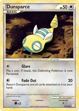 Dunsparce — HeartGold SoulSilver