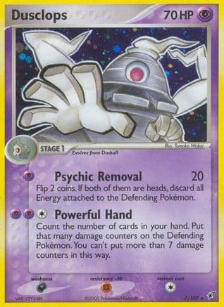 Dusclops — EX Deoxys Pokémon TCG card by Tomoko Wakai