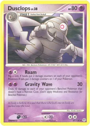 Dusclops — Diamond and Pearl Pokémon TCG card by Kouki Saitou
