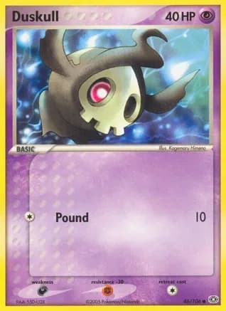 Duskull — EX Emerald Pokémon TCG card by Kagemaru Himeno