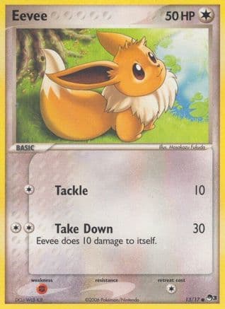 Eevee — POP Series 3 Pokémon TCG card by Masakazu Fukuda