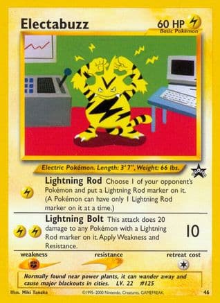 Electabuzz — WoTC Promo Pokémon TCG card by OKACHEKE