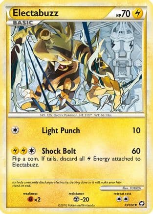 Electabuzz — Triumphant Pokémon TCG card by TOKIYA