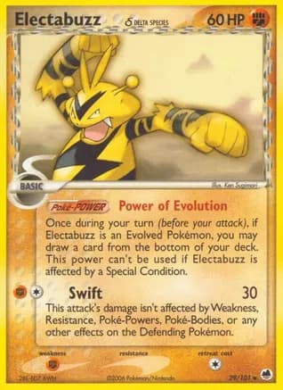 Electabuzz (Delta Species) — EX Dragon Frontiers