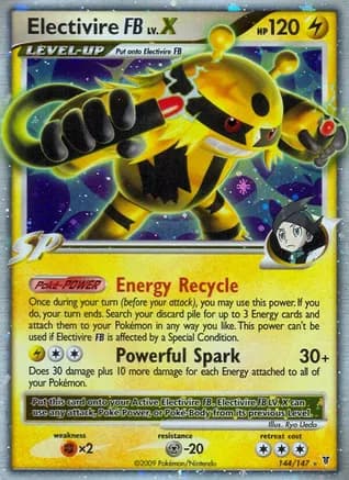 Electivire FB Lv.X — Supreme Victors Pokémon TCG card by Ryo Ueda