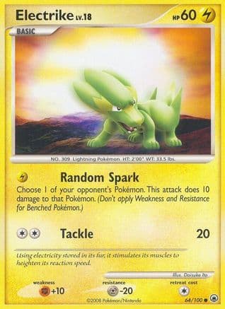 Electrike — Majestic Dawn Pokémon TCG card by Daisuke Ito
