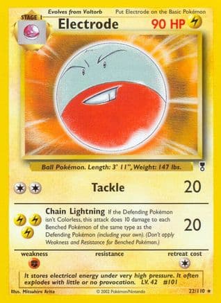 Electrode — Legendary Collection Pokémon TCG card by Anesaki Dynamic