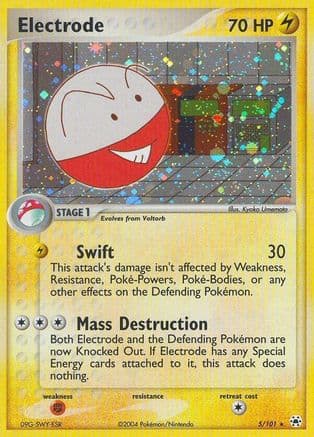 Electrode — EX Hidden Legends Pokémon TCG card by Kyoko Umemoto