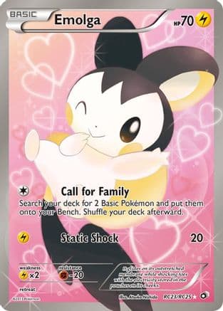 Emolga (Full Art) — Legendary Treasures: Radiant Collection Pokémon TCG card by Mika Nishida