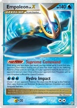 Empoleon LV.X — Pokémon TCG card
