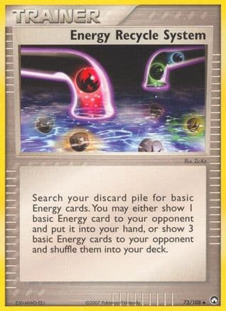 Energy Recycle System — EX Power Keepers Pokémon TCG card by Zu-Ka