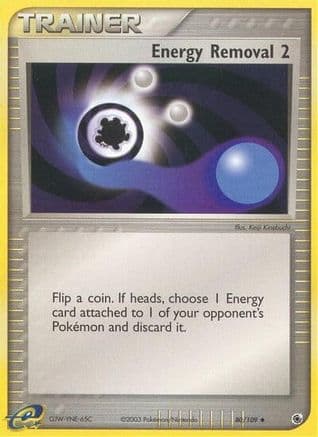 Energy Removal 2 — EX Ruby and Sapphire Pokémon TCG card by Keiji Kinebuchi