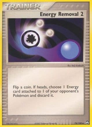 Energy Removal 2 — EX Power Keepers Pokémon TCG card by Keiji Kinebuchi