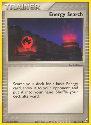 Energy Search — EX Crystal Guardians Pokémon TCG card by Kai Ishikawa