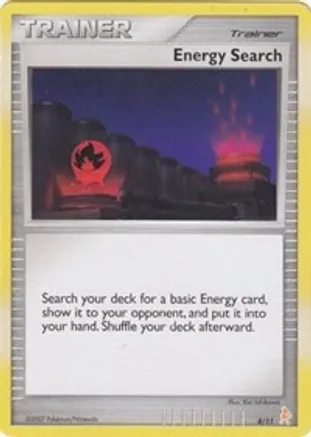 Energy Search (Lucario) — DP Trainer Kit: Manaphy & Lucario Pokémon TCG card by Kai Ishikawa