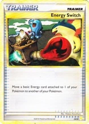 Energy Switch (Raichu) — HGSS Trainer Kit: Gyarados & Raichu