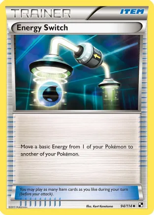 Energy Switch — Black and White