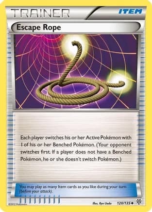 Escape Rope — Plasma Storm Pokémon TCG card by Ryo Ueda