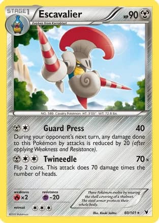 Escavalier — Noble Victories Pokémon TCG card by Kouki Saitou