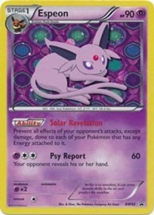 Espeon - BW92 — Black and White Promos Pokémon TCG card by H. K. & D