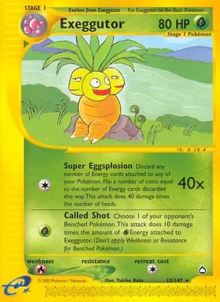 Exeggutor (12) — Aquapolis