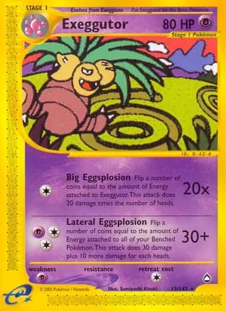 Exeggutor (13) — Aquapolis