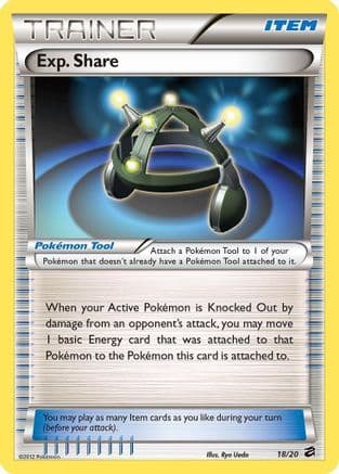 Exp. Share — Dragon Vault Pokémon TCG card by Ryo Ueda
