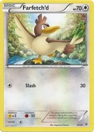 Farfetch'd — Kalos Starter Set Pokémon TCG card by Kagemaru Himeno