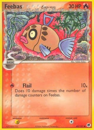 Feebas (Delta Species) — EX Dragon Frontiers