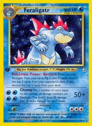 Feraligatr (4) — Neo Genesis