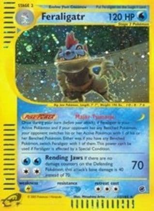 Feraligatr (12) — Expedition Pokémon TCG card by Mitsuhiro Arita