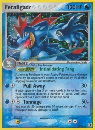 Feraligatr — Unseen Forces Pokémon TCG card by Masakazu Fukuda