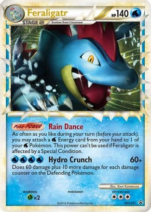 Feraligatr (Prime) - HGSS07 — HGSS Promos Pokémon TCG card by Kent Kanetsuna