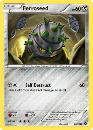 Ferroseed — Next Destinies Pokémon TCG card by match