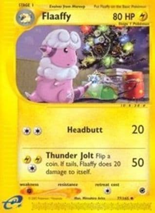 Flaaffy — Expedition Pokémon TCG card by Mizue