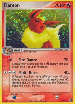 Flareon — Unseen Forces Pokémon TCG card by Naoyo Kimura